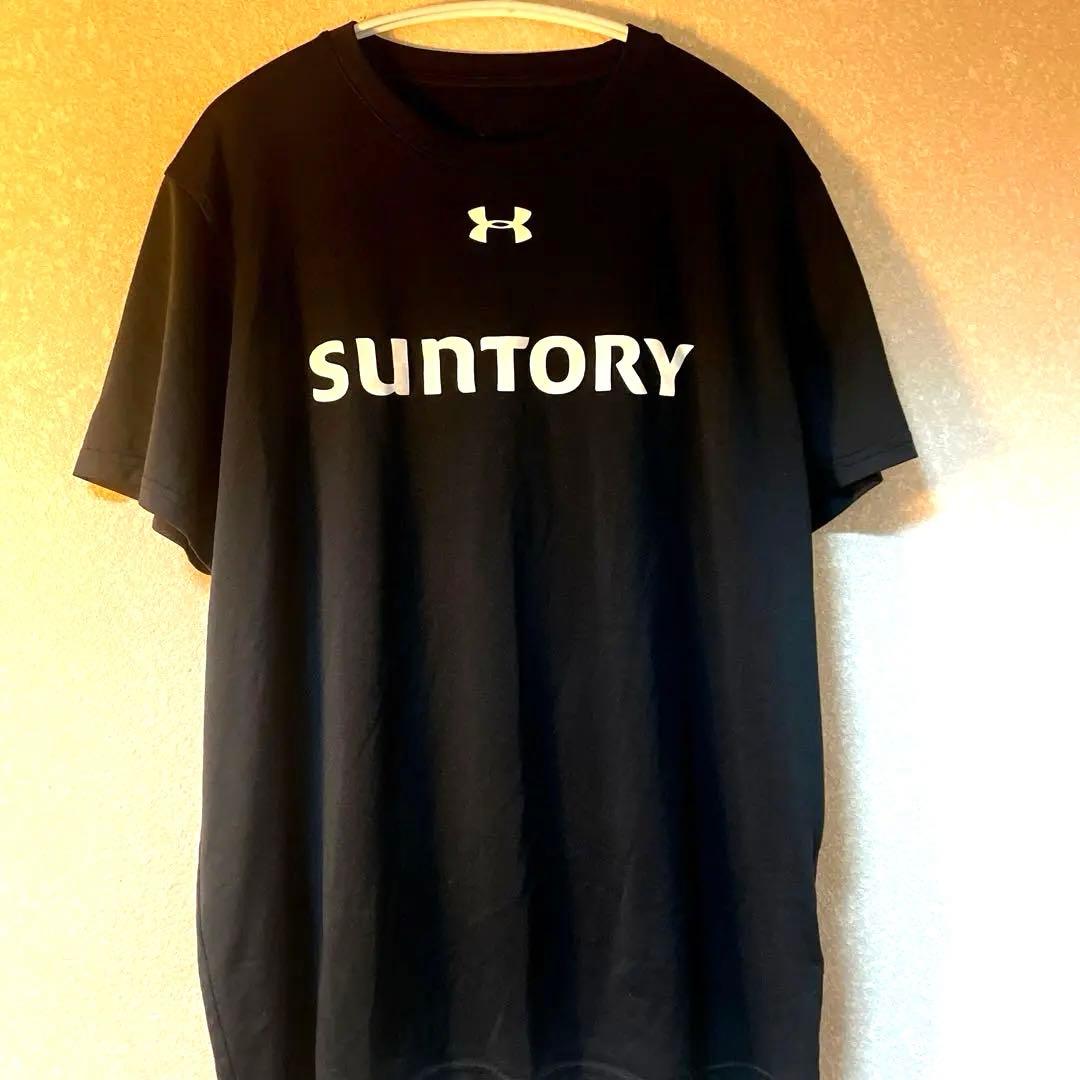 ✨Under Armour 、サントリー✨ スポーツ 　Tシャツ 黒Mサイズ