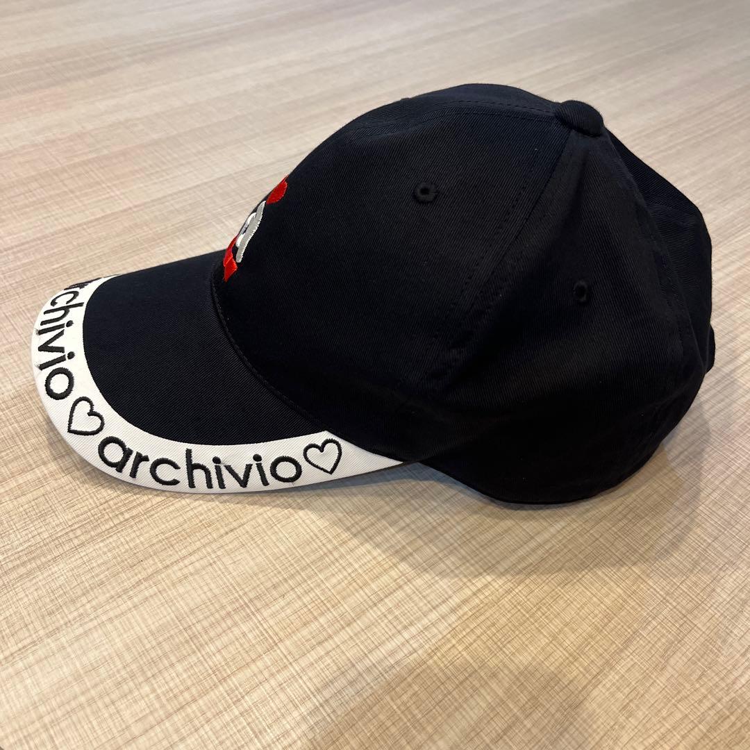 【超美品】アルチビオ archivio 黒 キャップ ♡ ゴルフ