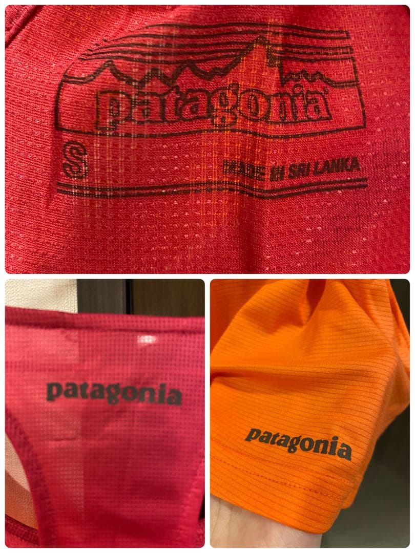 Patagonia ノースリーブ スポーツ ウェア 2点セット
