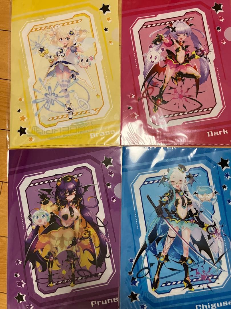 ボンバーガール クリアファイル セット