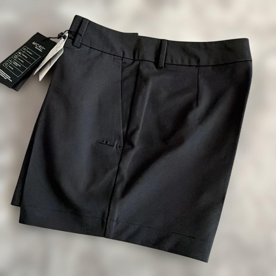 【新品タグ付】J.LINDBERG♪ブラック ショートパンツ 25