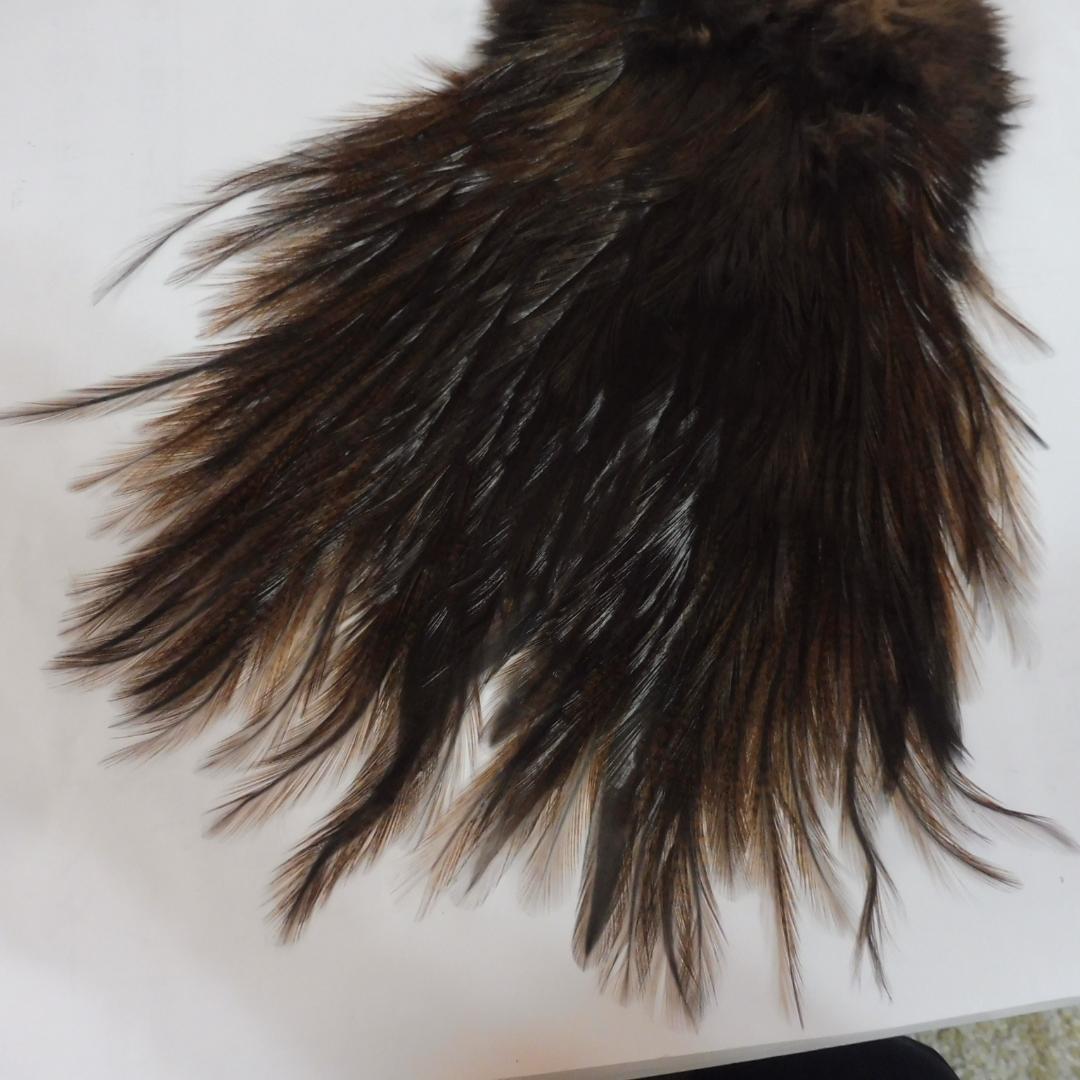 コックデレオン Whiting Badger dyed Brown