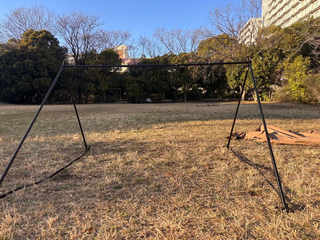 【美品】goglamping パップテント2.0 芝サイト使用5回