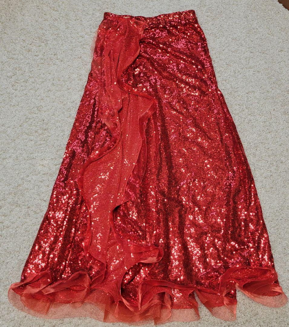 Sufel Boutique ベリーダンススカート 赤