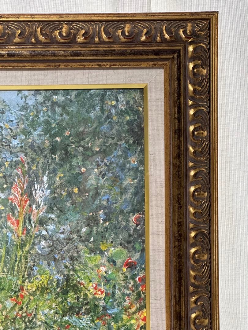 モネ　大型絵画　複製画　美術品　風景画　名画　印象画　豪華額縁　インテリア