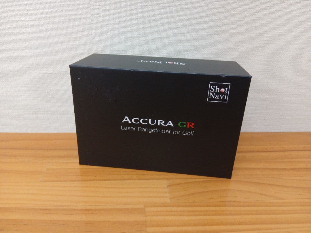 Shot Navi ショットナビ　距離計　ACCURA-GR Black