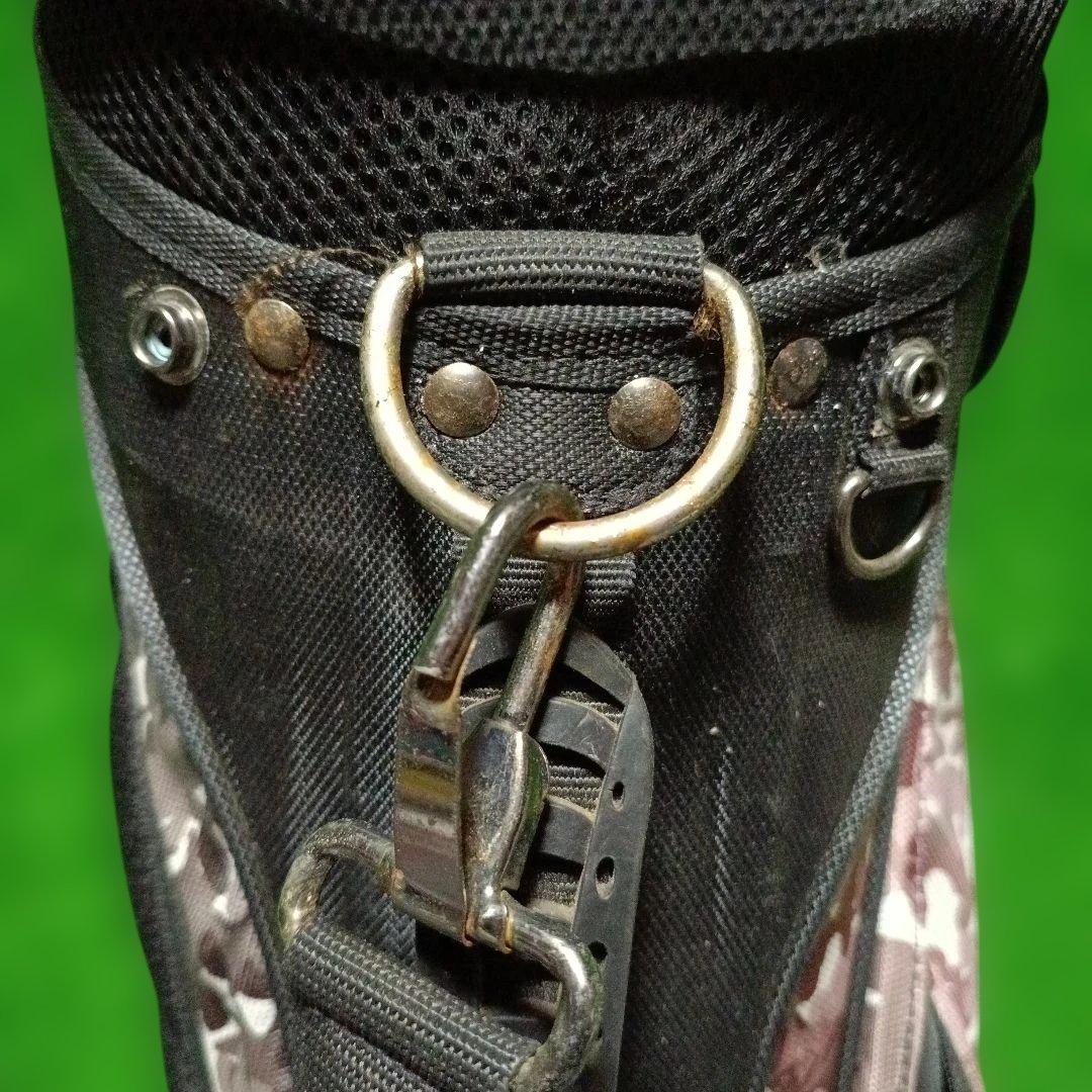 Callaway 迷彩キャディバッグ スタンド式 ※バック、フード色褪せあり