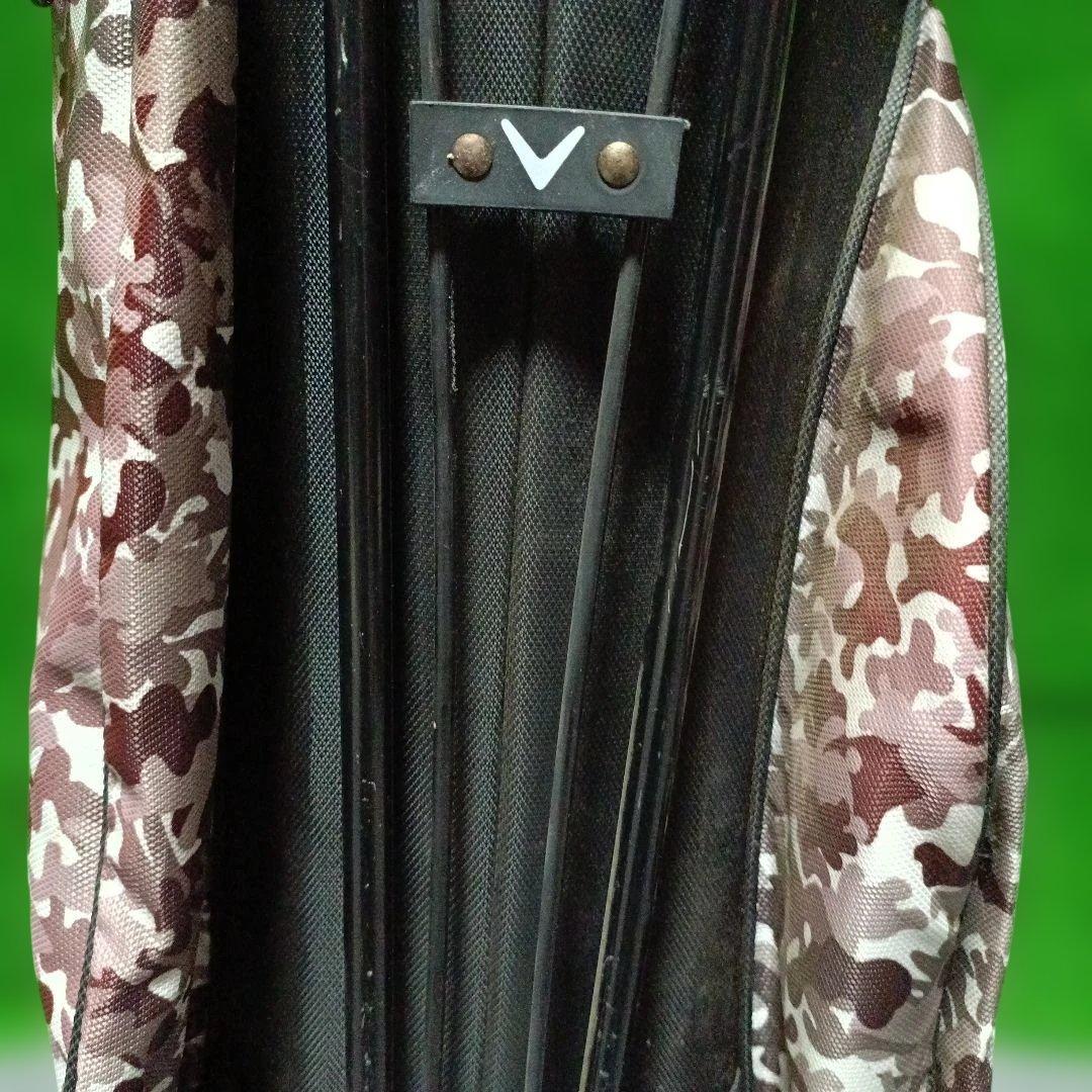 Callaway 迷彩キャディバッグ スタンド式 ※バック、フード色褪せあり