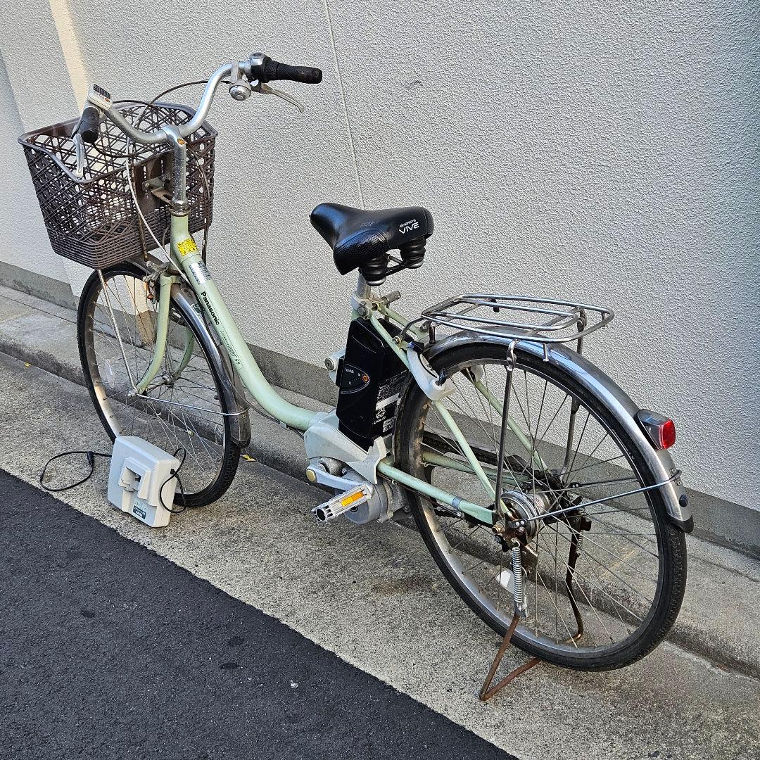 パナソニック♪電動アシスト自転車♪ViVi♪爽やかなターコイズ