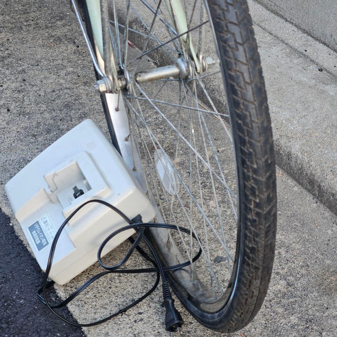 パナソニック♪電動アシスト自転車♪ViVi♪爽やかなターコイズ