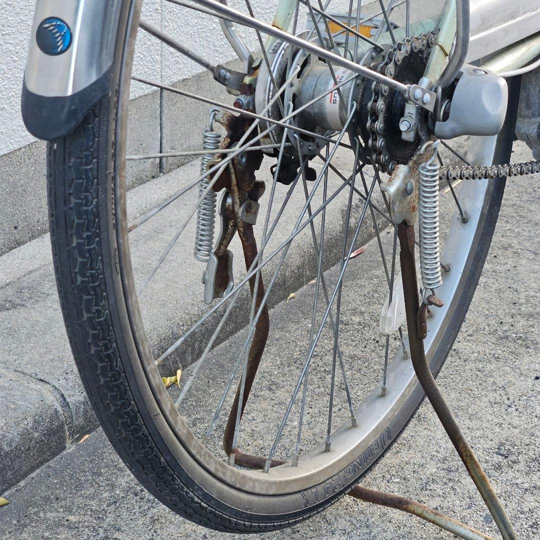 パナソニック♪電動アシスト自転車♪ViVi♪爽やかなターコイズ