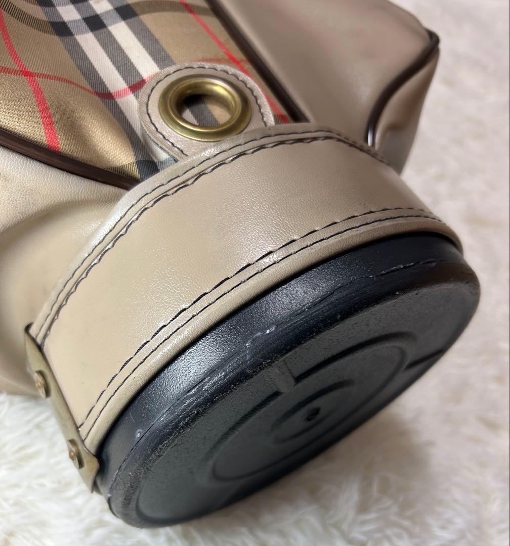 Burberrysバーバリー　ノバチェック　キャディバッグ ベージュ ゴルフ