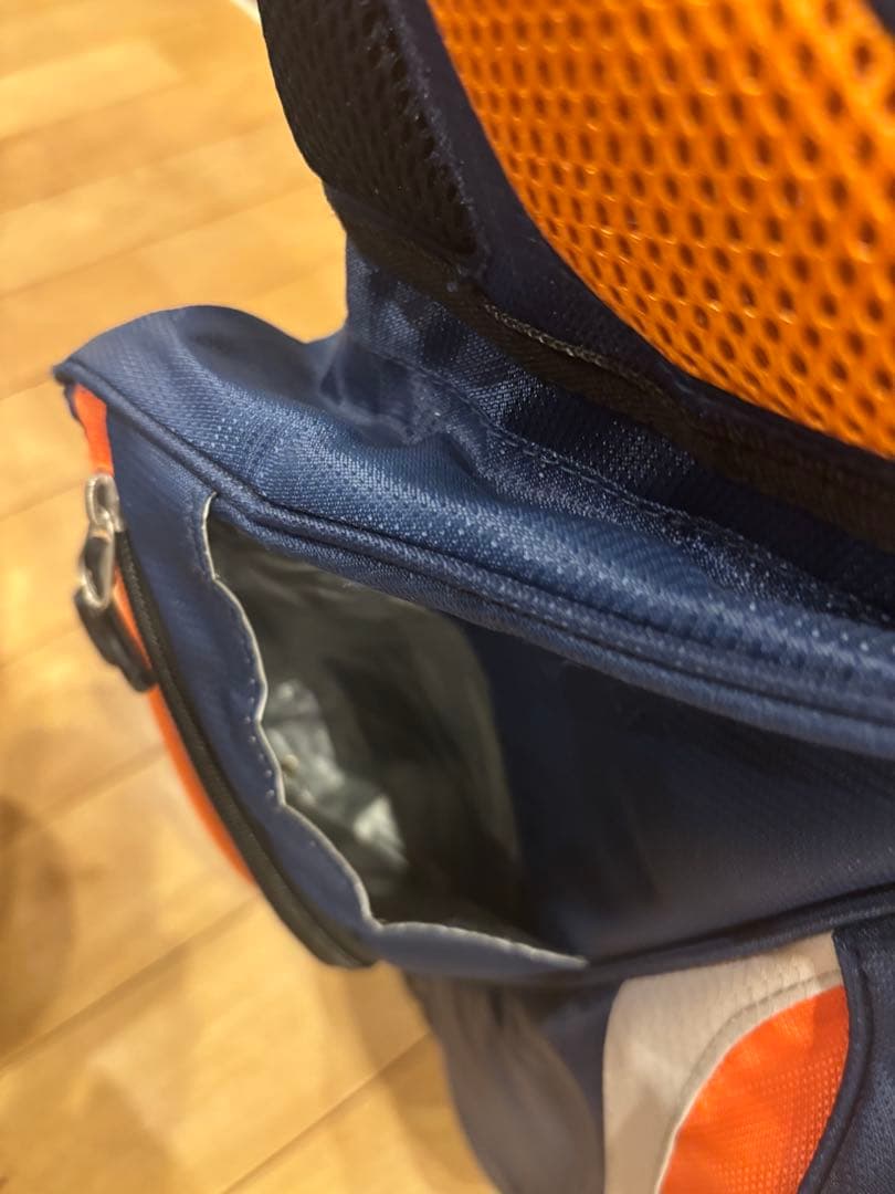 Titleist キャディバッグ スタンド色　14分割　ネイビー/オレンジ