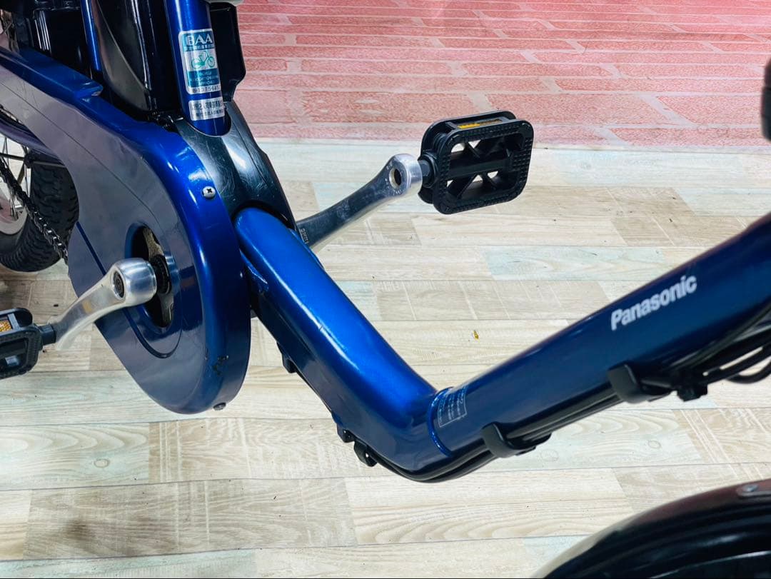 ZK3846 電動自転車 パナソニック ギュット 子供乗せ 20インチ 送料無料