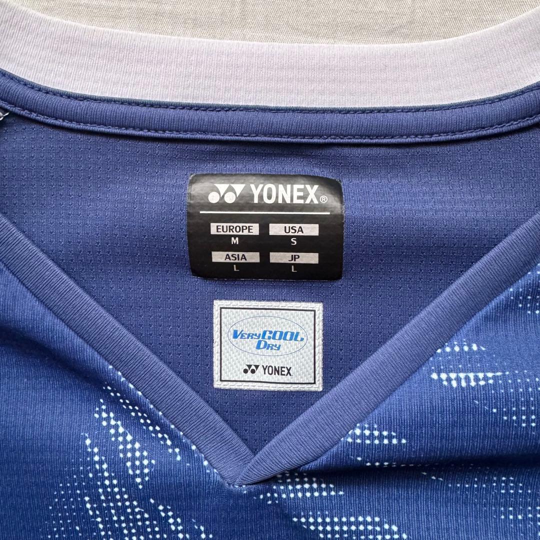 【YONEX】ゲームTシャツ　Lサイズ　ダークネイビー