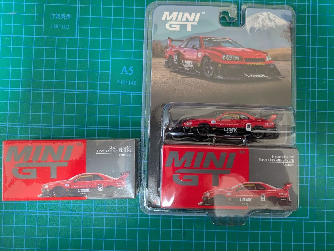 MINI GT No.843 LB-ER34 リバティウォーク スカイライン