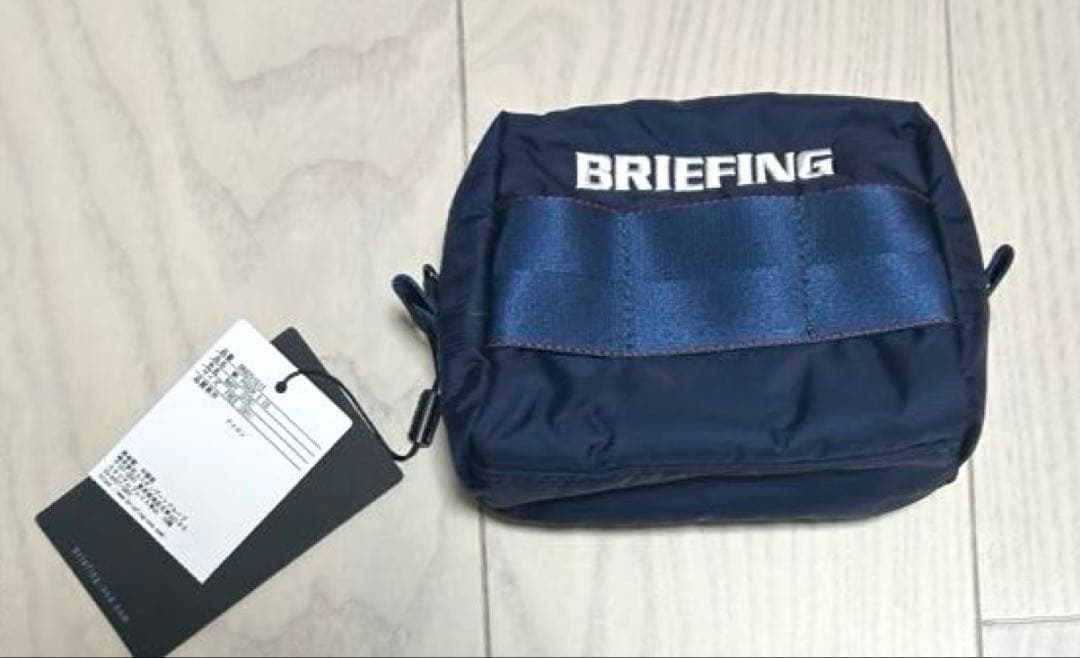 【新品未使用】BRIEFING ブリーフィング ポーチ　ネイビー