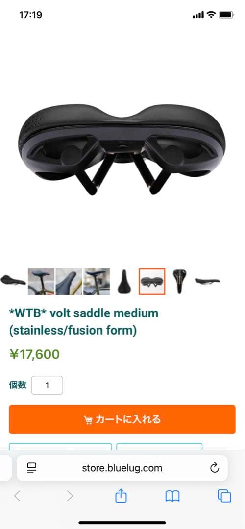 パーツ WTB* volt saddle medium (stainless/fusio
