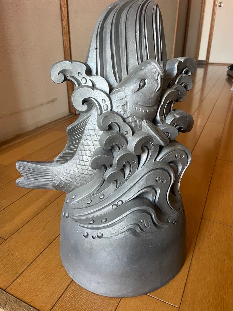 昇鯉の置物