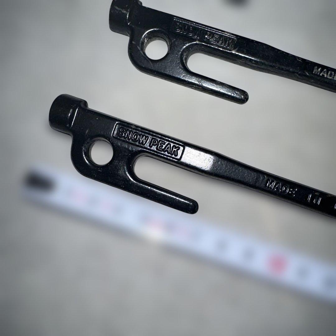  PEAK ペグ 黒 30cm 10セット