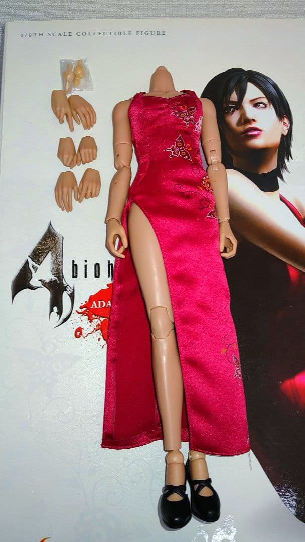 HOT TOYS社製1/6[バイオハザード 4(エイダ)衣装付き素体]＋手パーツ