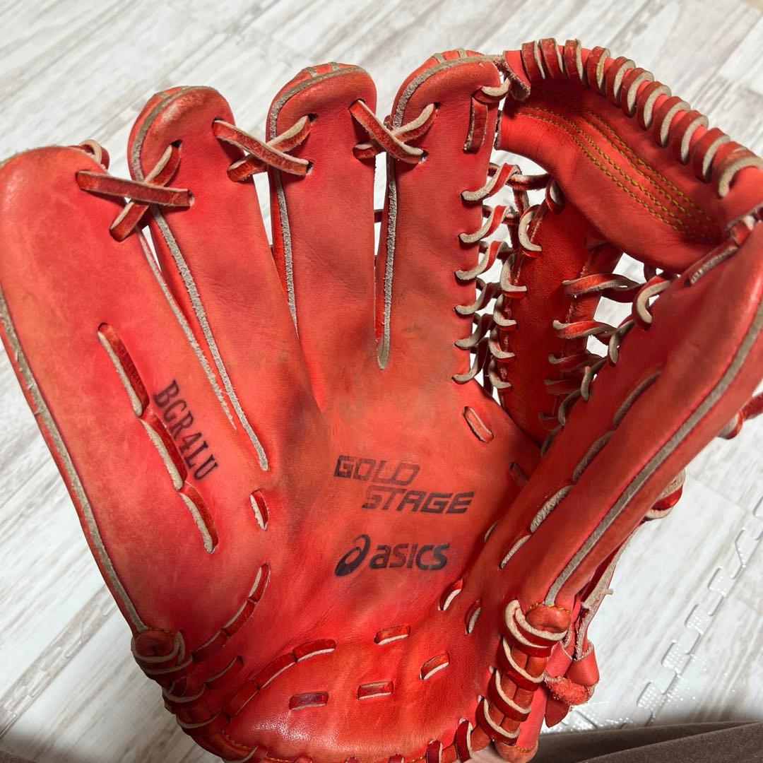 アシックス 限定　ゴールドステージ スピードテック　軟式グローブ　野球　左投げ用