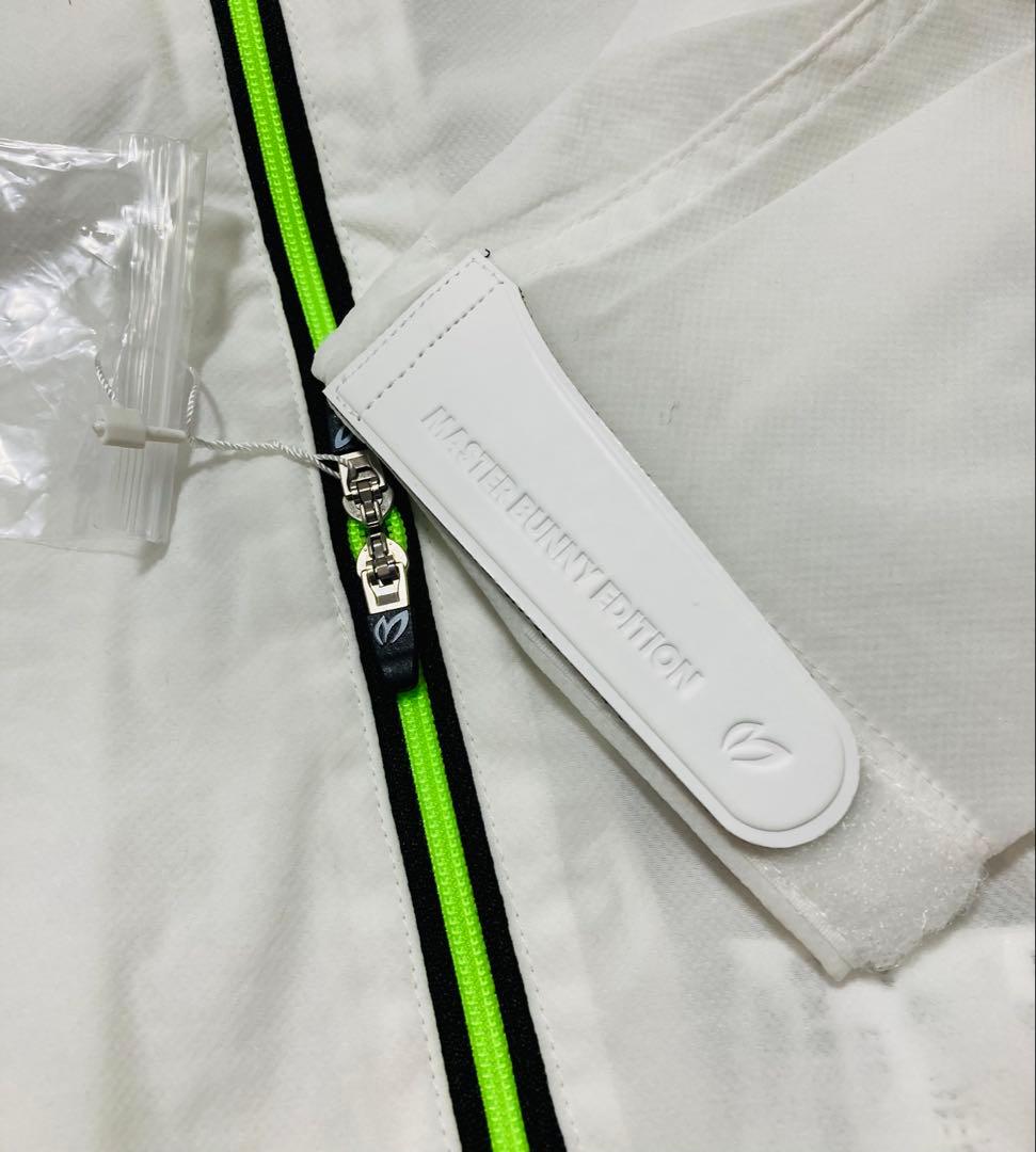 新品 パーリーゲイツ マスターバニー ドビーストレッチ ブルゾン(6)LL/白