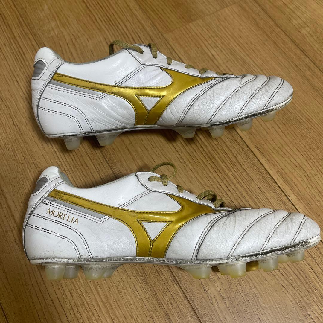 モレリア2Japan スーパーホワイトパール×ゴールド 限定カラー　26センチ