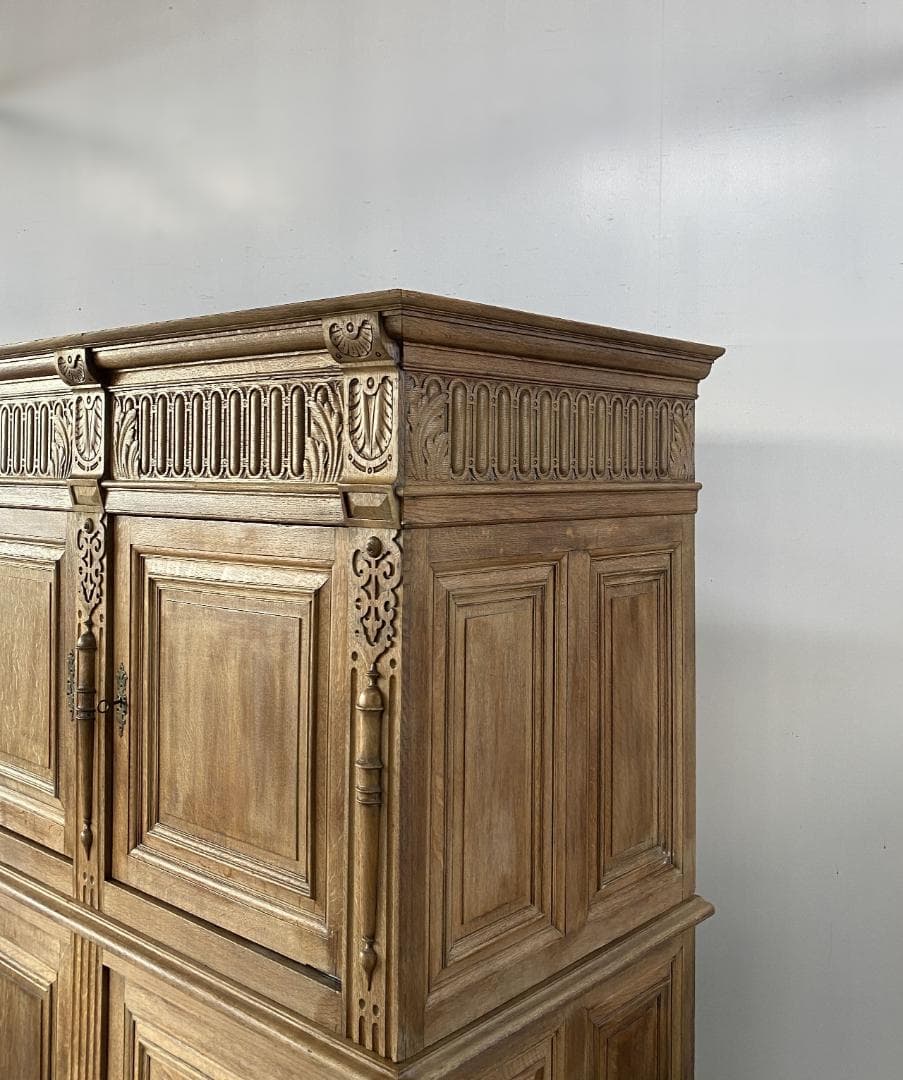フランス アンティーク Oak Cabinet キャビネット