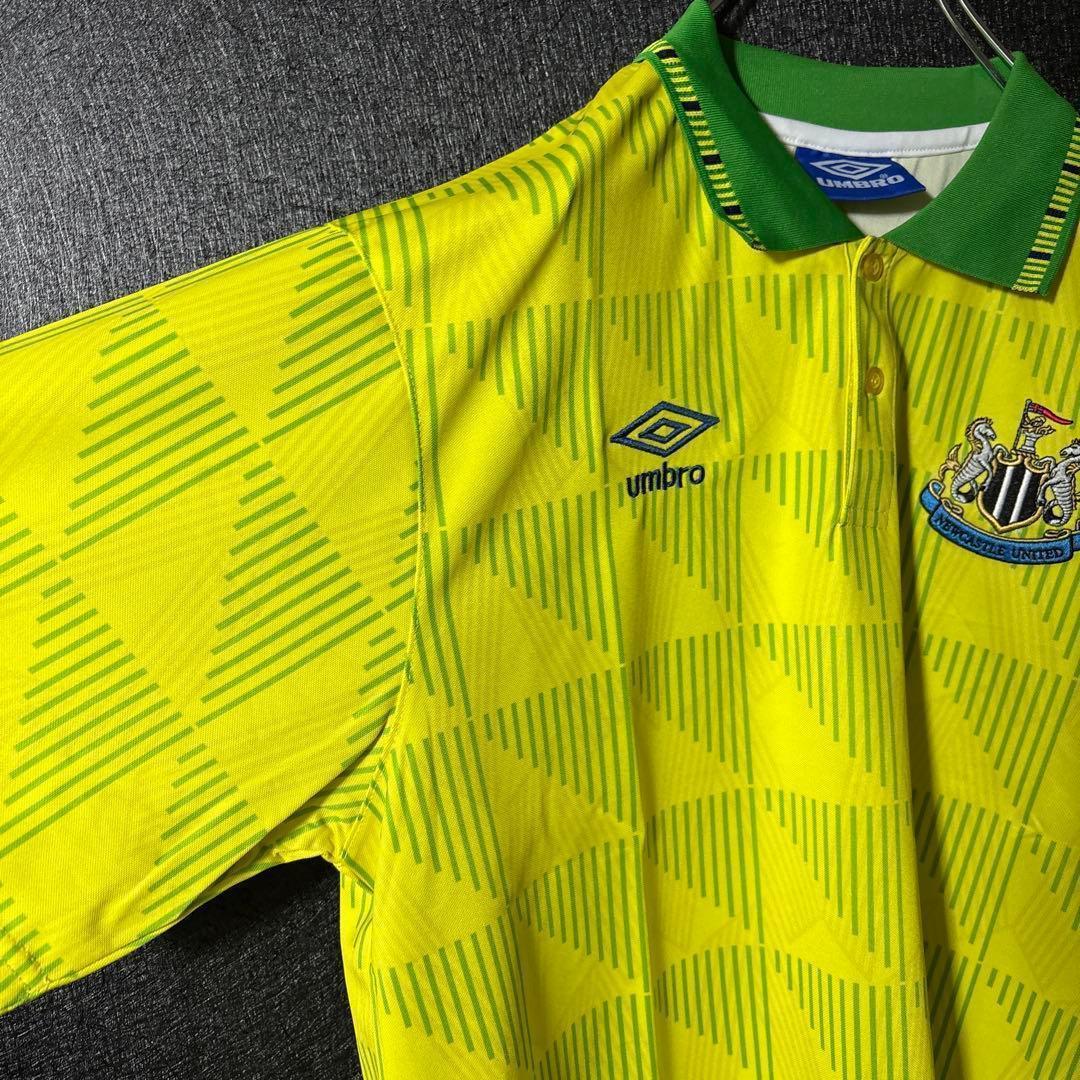 【★ニューカッスル】アンブロ 古着 サッカー ユニフォーム 90年 XL 希少