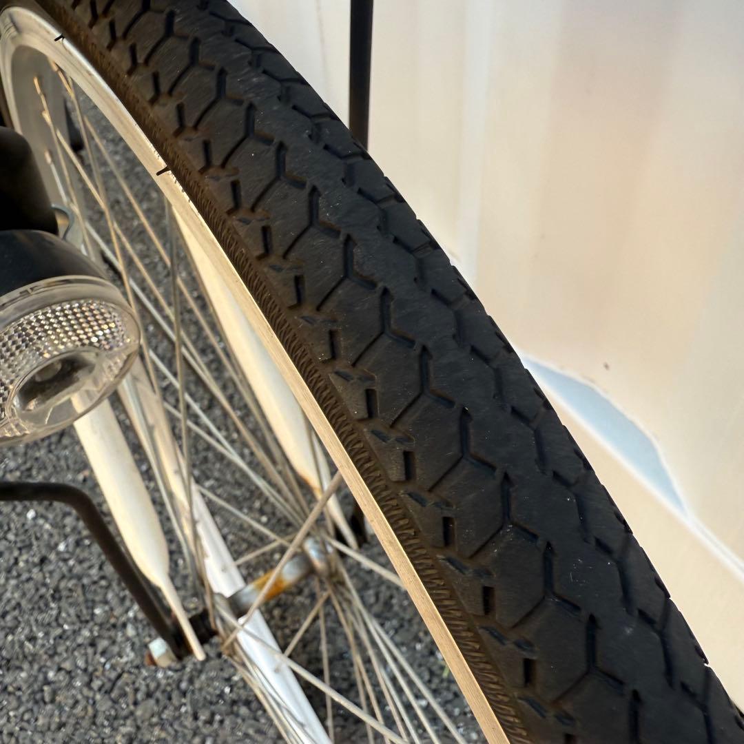 【都内/千葉市引取】ママチャリ 26インチ自転車 鍵/カゴ/ライト付
