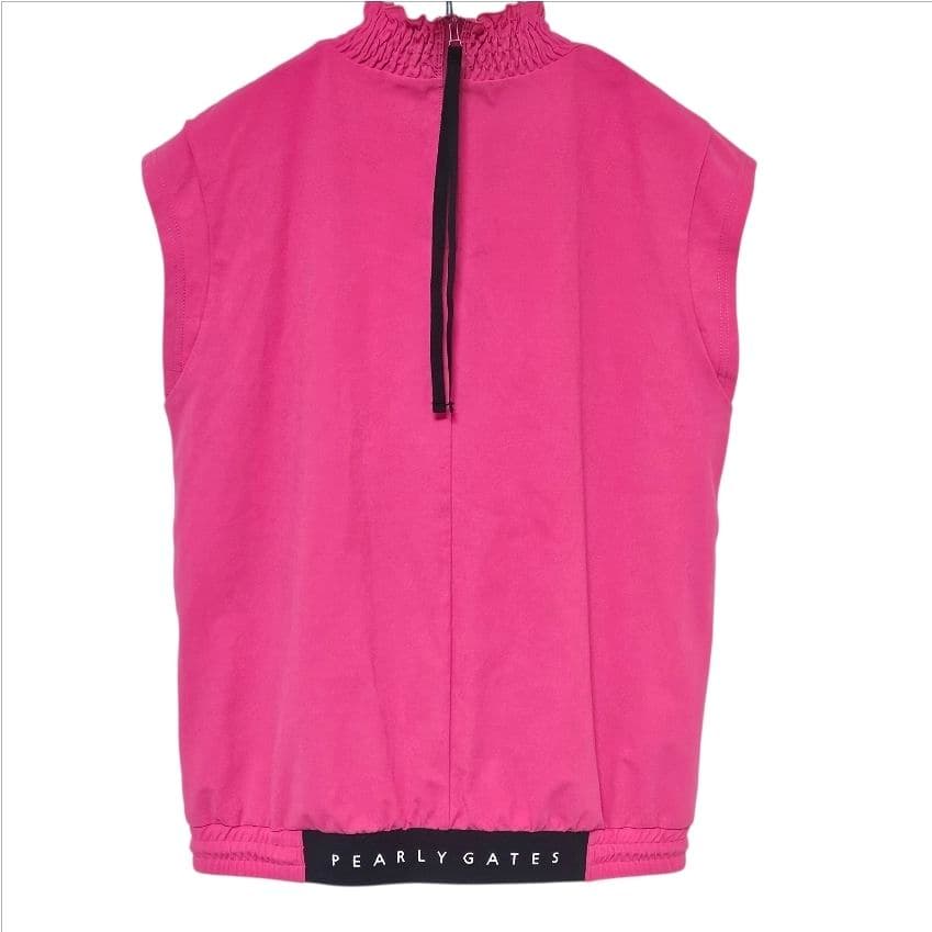 美品 PEARLY GATES レディース ノースリーブ 1(M) シャ－リング