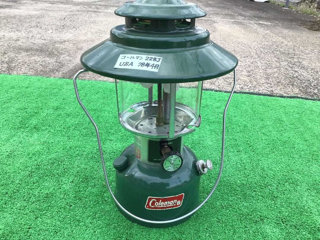 Coleman コールマン 228J クラムシェル ケース付き 78年4月