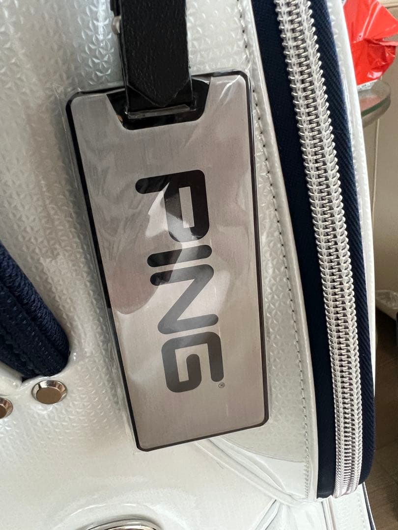 【新品・未使用】MR. PING/ミスターピン　ゴルフキャディバッグ ホワイト