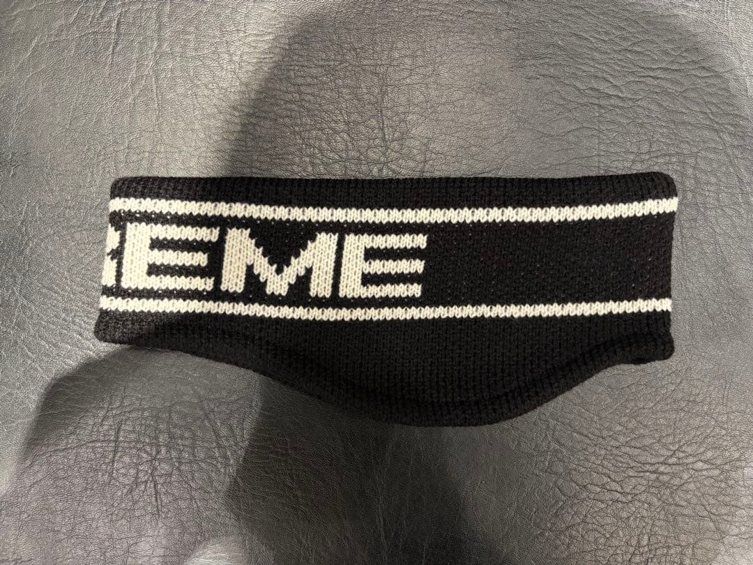 アクセサリー supreme Contrast Logo Headband Black