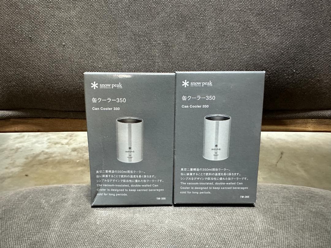 【新品】缶クーラー350 ２個セット｜BBQグッズ｜スノーピーク