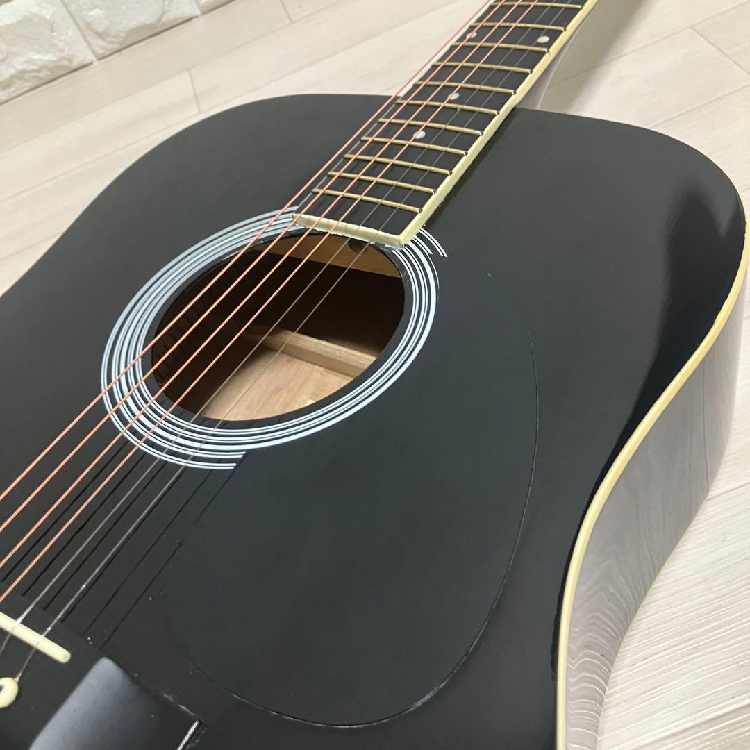 弦新品/HONEY BEE W-15BKハニービーアコースティックギターブラック