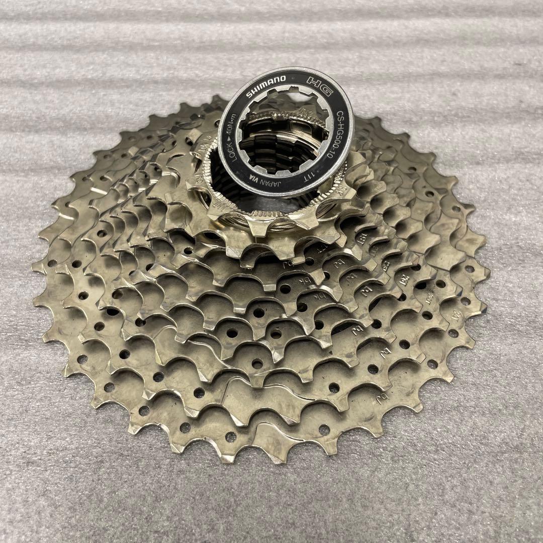 SHIMANO GRX 10s用 FD RD スプロケット チェーン