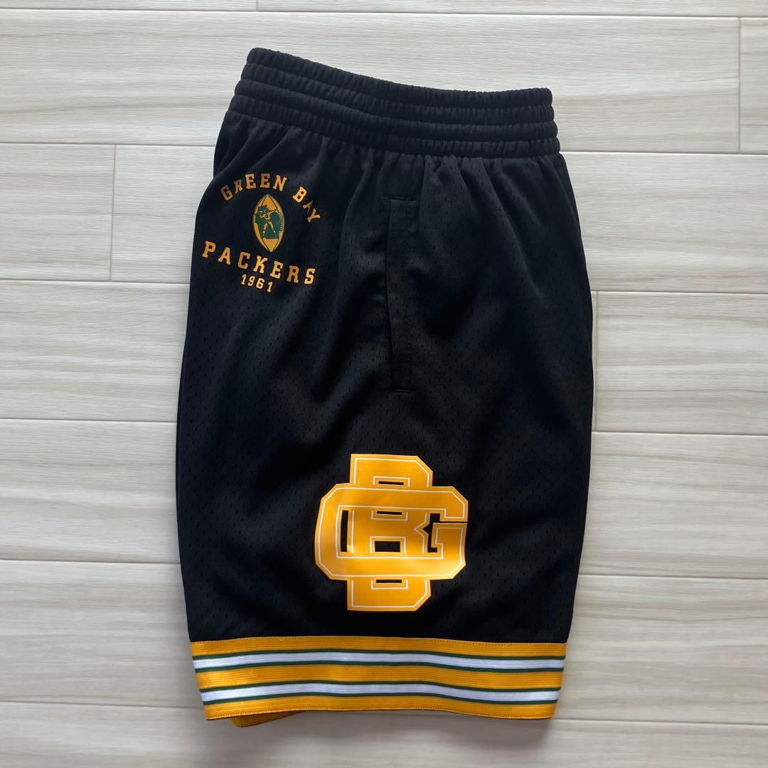 【新品】 NFL グリーンベイ・パッカーズ　アメフト　ハーフパンツ　バスパン