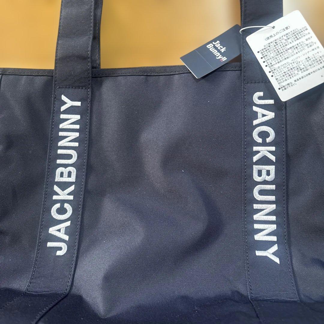 新品 Jack Bunny ジャックバニー 2WAY BIG トートバッグ 紺
