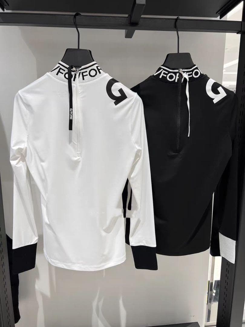 【新品】G/FOREレディースゴルフウェア・ハイネック　白M