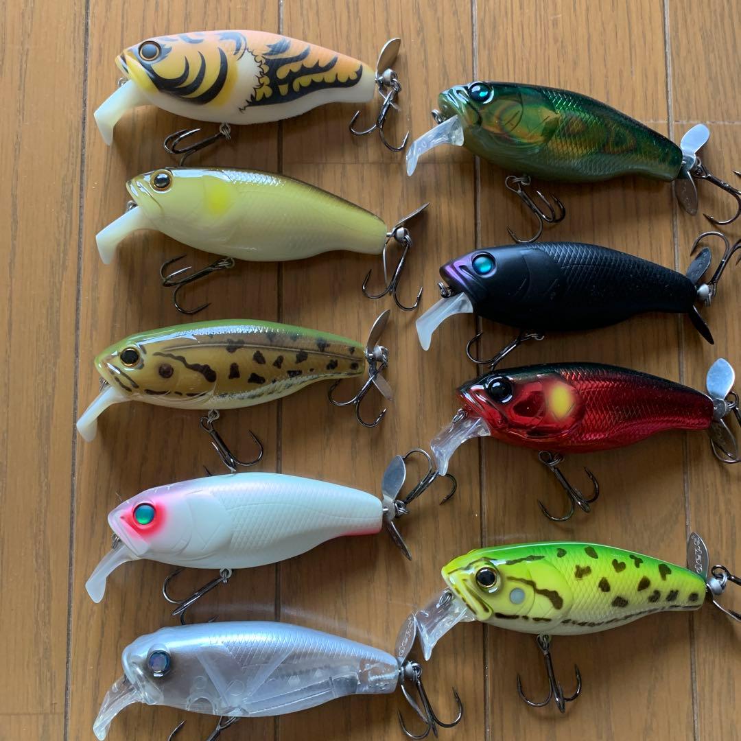 値下げ　バス釣り引退　ハードルアー開封済未使用90個セット メガバス、デプス等