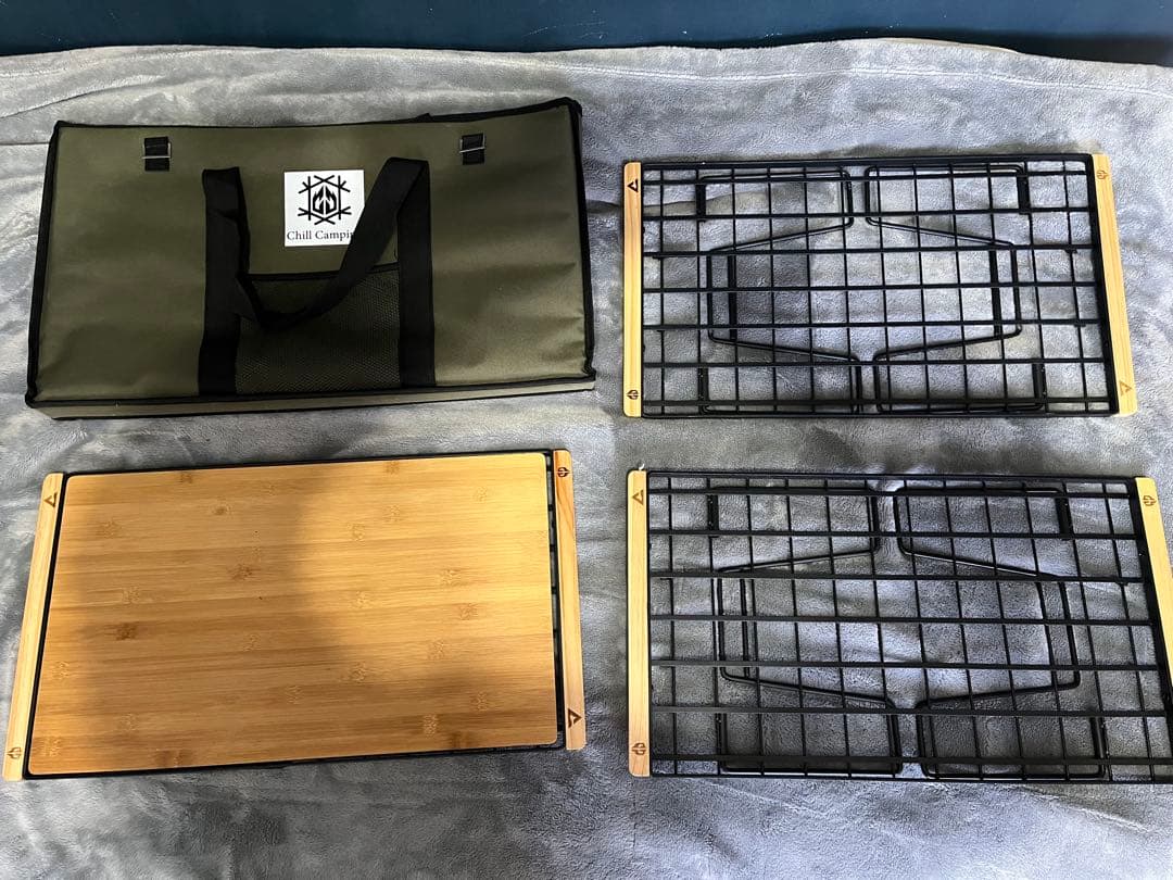 シ*ミ様 【美品】ChillCampingフィールドラック　3段セット ※木製天