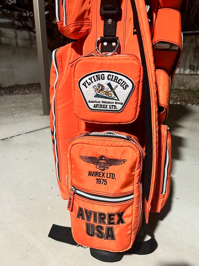 AVIREX GOLF アヴィレックスゴルフ 9型 スタンド式 キャディバッグ