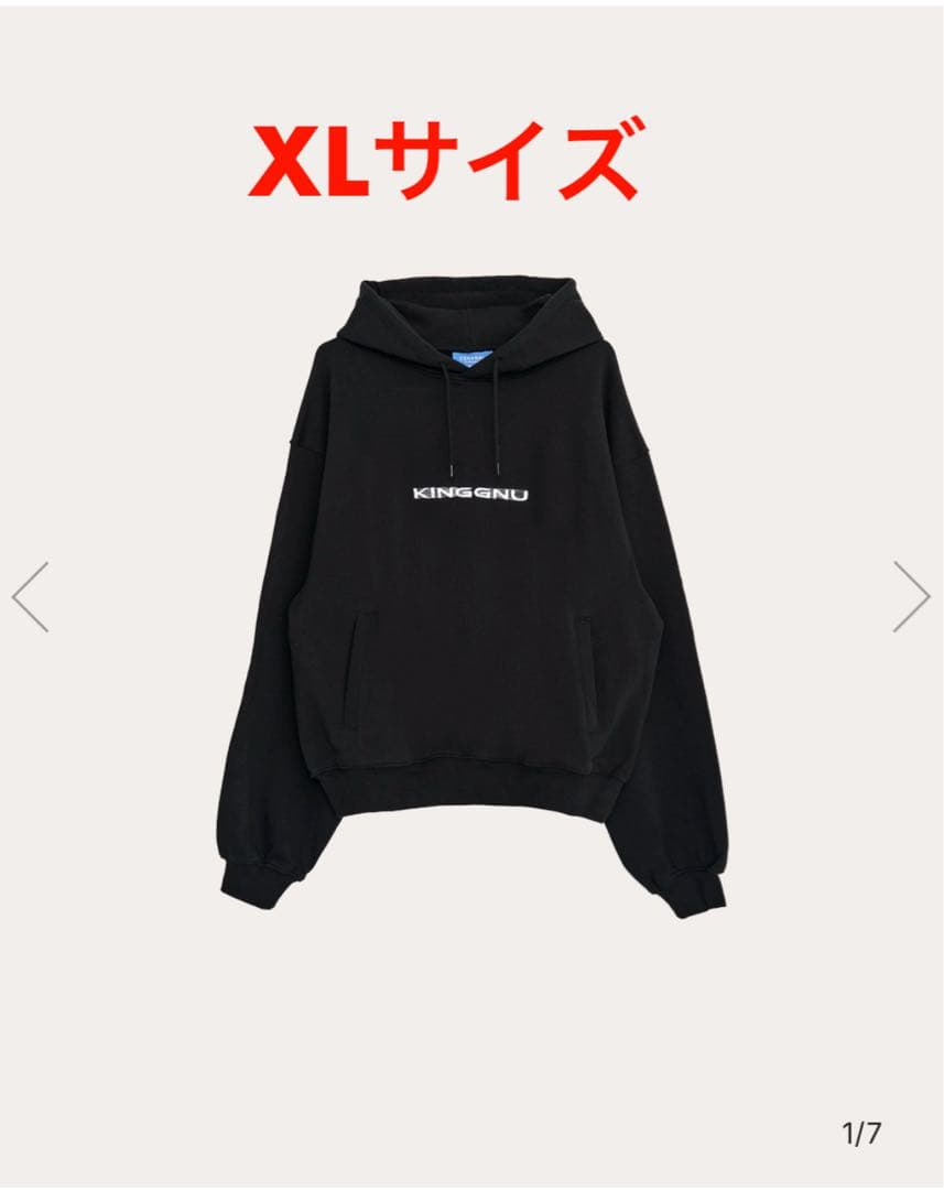 KingGnu CEN+RAL フーディー ブラックXLサイズ