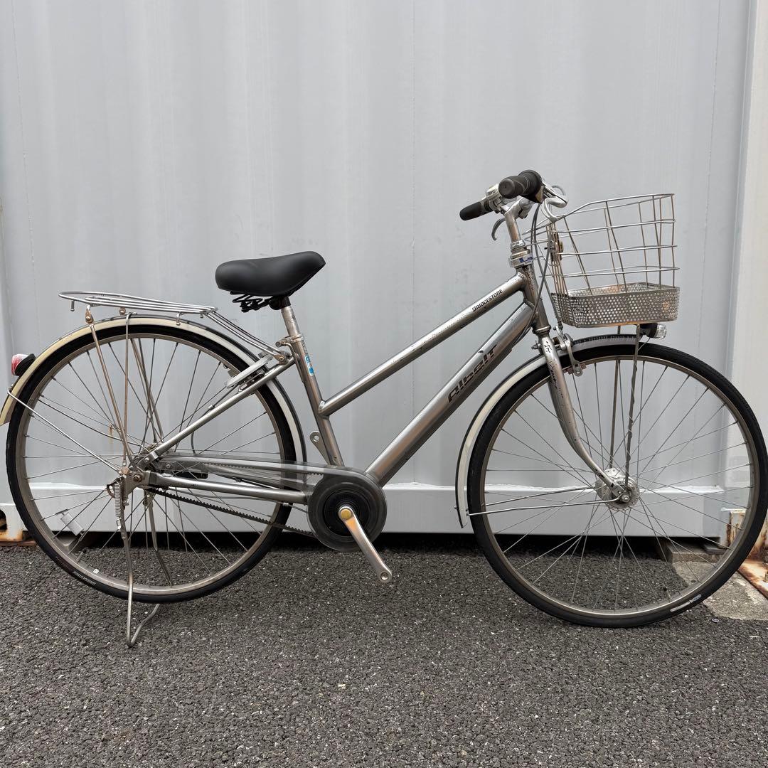通勤通学用自転車 27インチ カゴ/変速機/オートライト付 定価10万円
