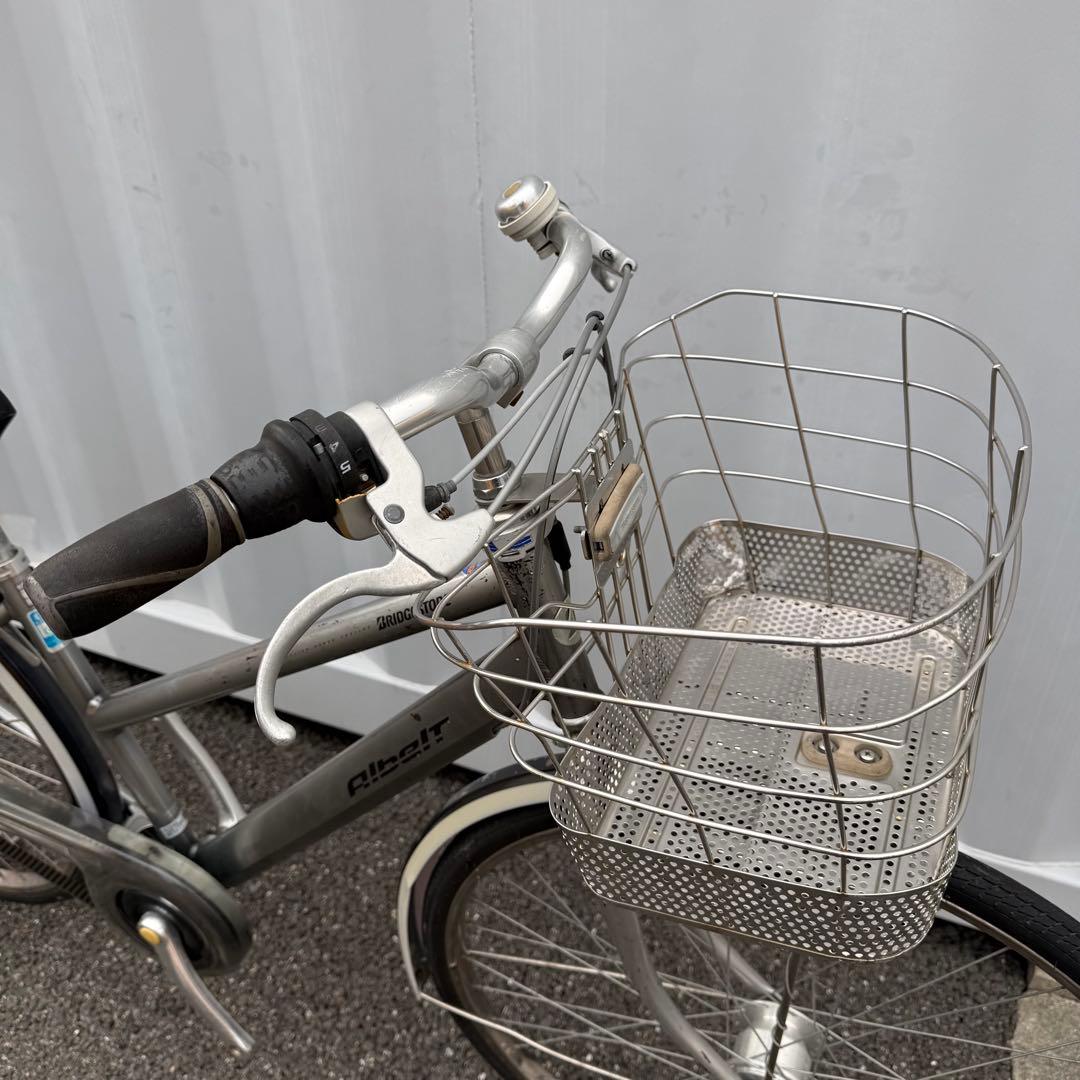 通勤通学用自転車 27インチ カゴ/変速機/オートライト付 定価10万円