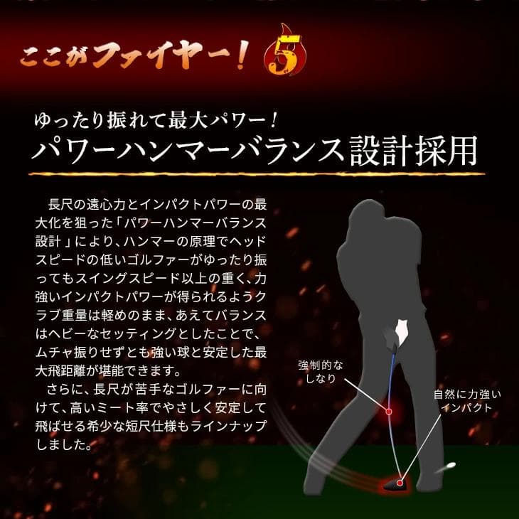 新発売！！新品 WORKS GOLF NEWモデル FIREマキシマックス
