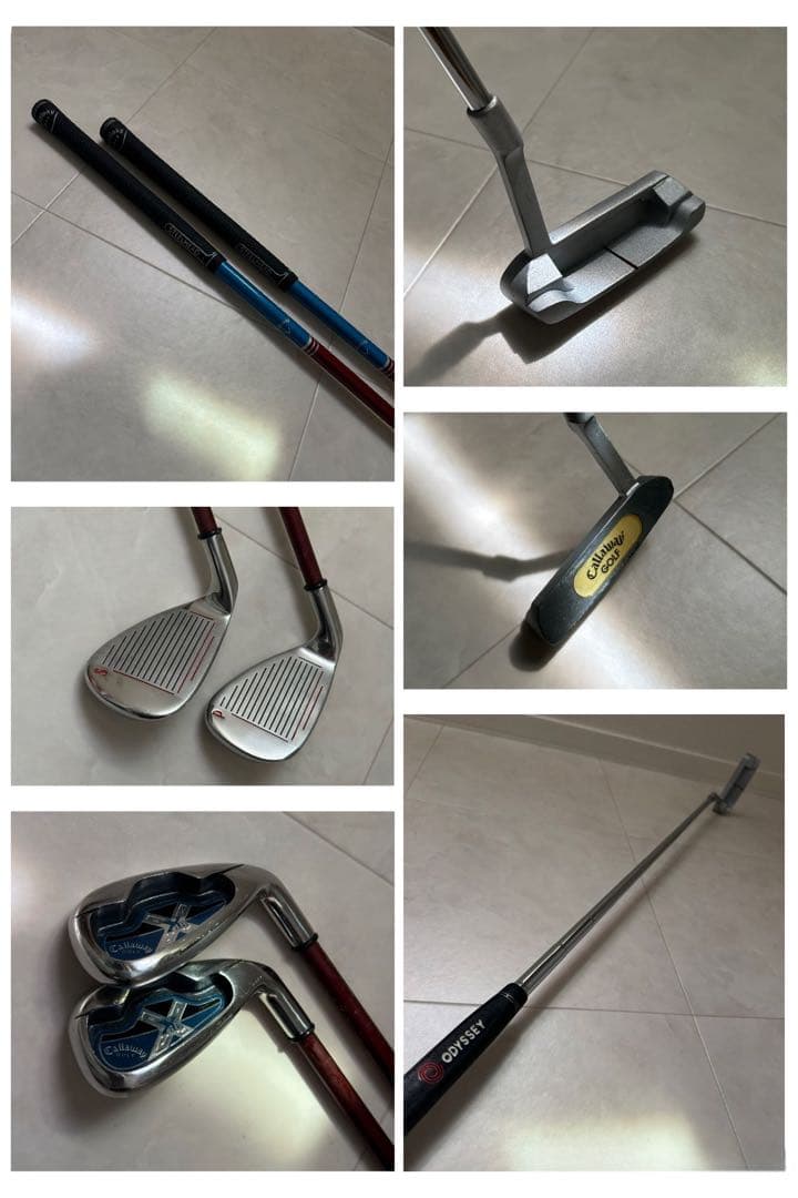 ◼️出品4/5(日)迄◼️中古【Callaway】キャディバッグ＆ゴルフクラブSET