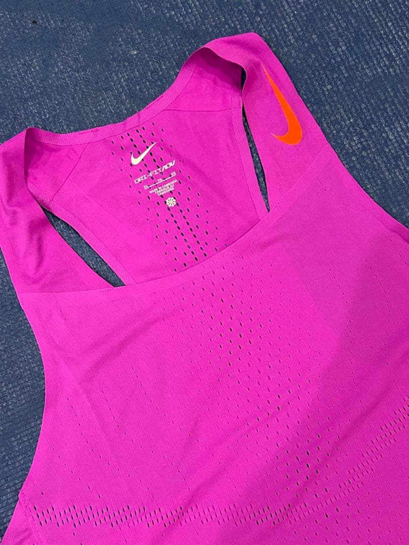 新品未使用 NIKE ナイキ エアロスイフト シングレット パープル メンズXL